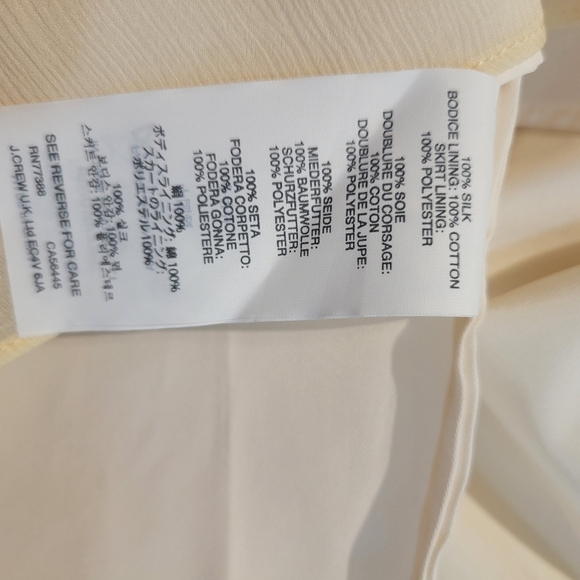 J. Crew Marbella Champagne Strapless Dress - Picture 9 of 9